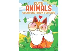 Cute Animal coloring book for kids