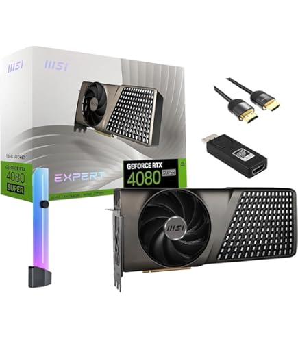 Amazon.com: MSI GeForce RTX 4080 Super 16G Expert Graphics Card 