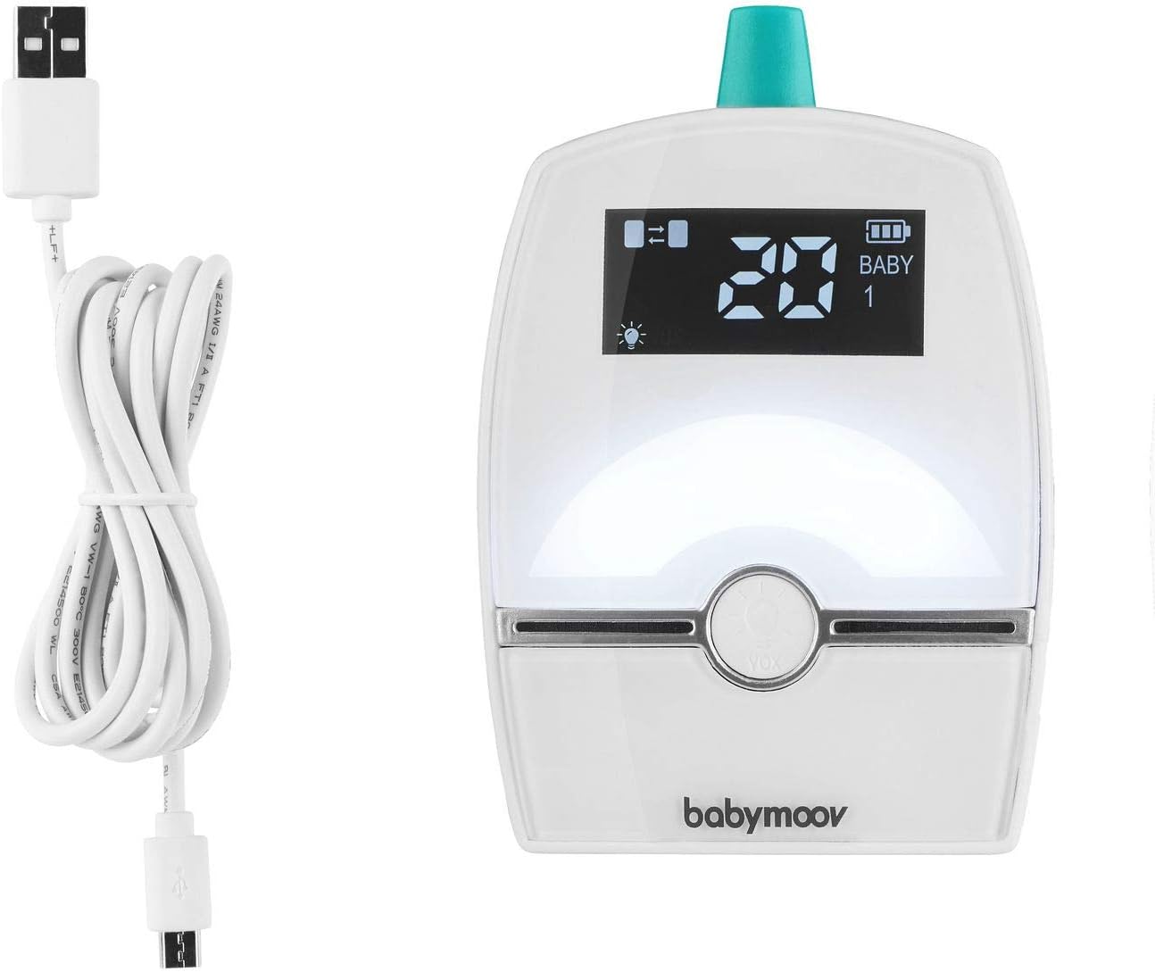 Babymoov Additional Transmitter for Premium Care monitor, White, 1 Monitor - Image 5