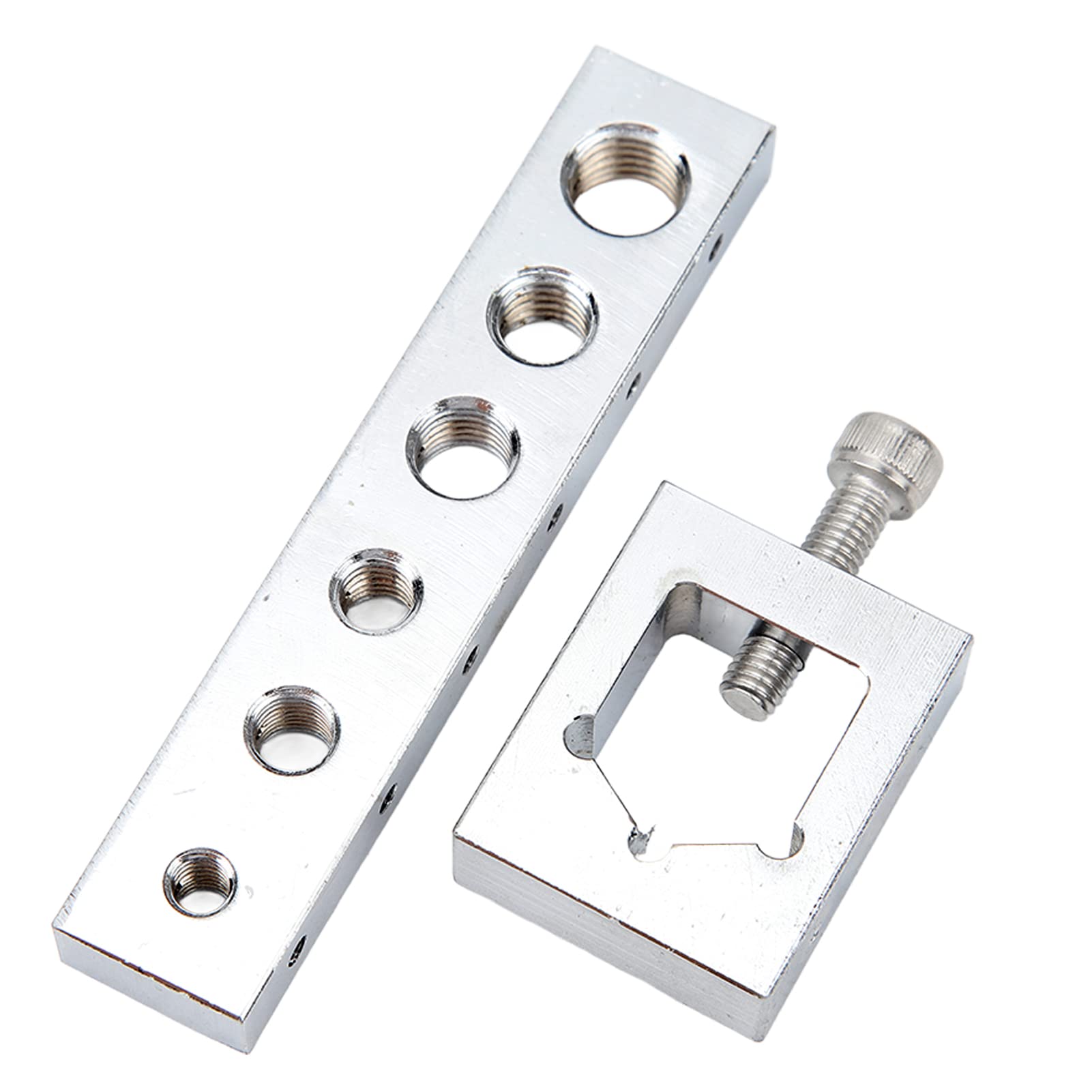 Nut Bolt Drill Jig - Compatible with Multiple Thread Sizes, Precision Made, OEM Part Replacer, Safe and Accurate Drilling, Metal Construction