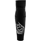 Troy Lee Designs Speed Pro Elbow Guards, 1 Pair of Elbow Guards (Left and Right), Solid Black, Medium/Large