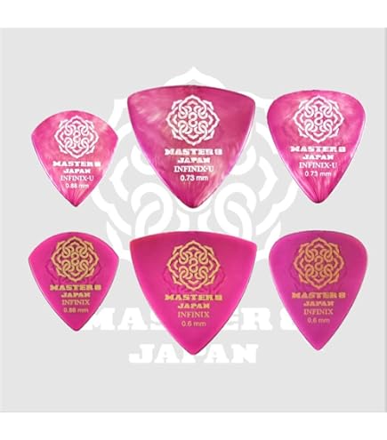 Amazon.com: Master 8 INFINIX-U Grip Guitar Picks - 6-Pack (.73mm