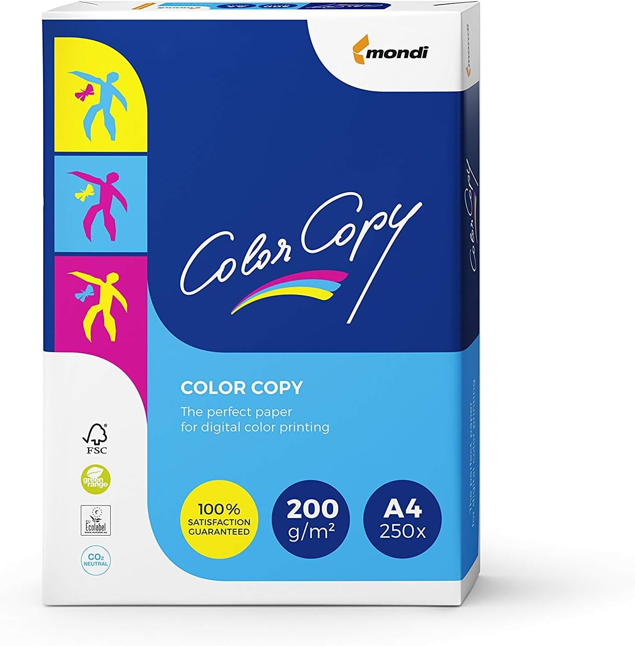3XA4 Paper - 200gsm, 1 Pack of 250 Sheets