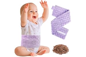 comfheat Baby Heated Tummy Wrap, Soothe Baby's Tummy with Soothing Warmth and Compression, Flaxseed Heated Belly Band for New