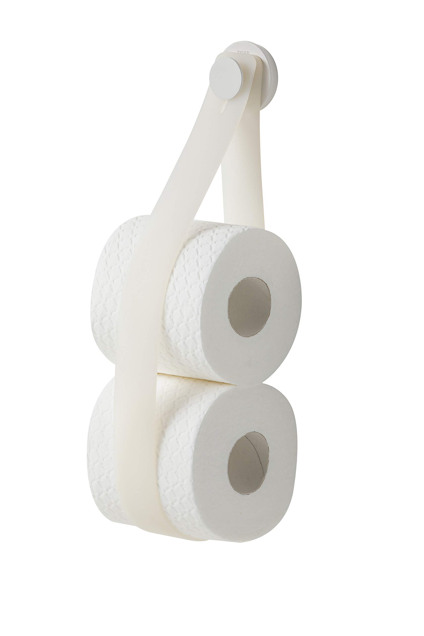Tiger Urban Spare Toilet Roll Holder, Stainless Steel, White, 5 x 38 x 2.9 cm