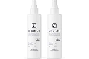 BRIOTECH Sanitizer Disinfectant Hypochlorous Spray, Kill 99.99% of Viruses & Bacteria, Control Mold, Eliminate Odor, Gentle for Nursery & Play Rooms, Food Contact Surface Sanitizer, 8 fl oz (2 Pack)