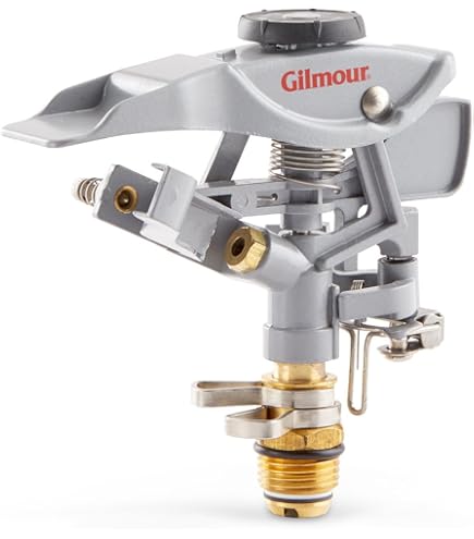 GIlmour - 822003-1011 - Gilmour Polymer Spike Base Impulse Sprinkler 5670 sq ft