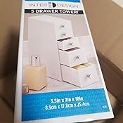 mDesign - Organizador de cosméticos, para gabinete del tocador; guarda