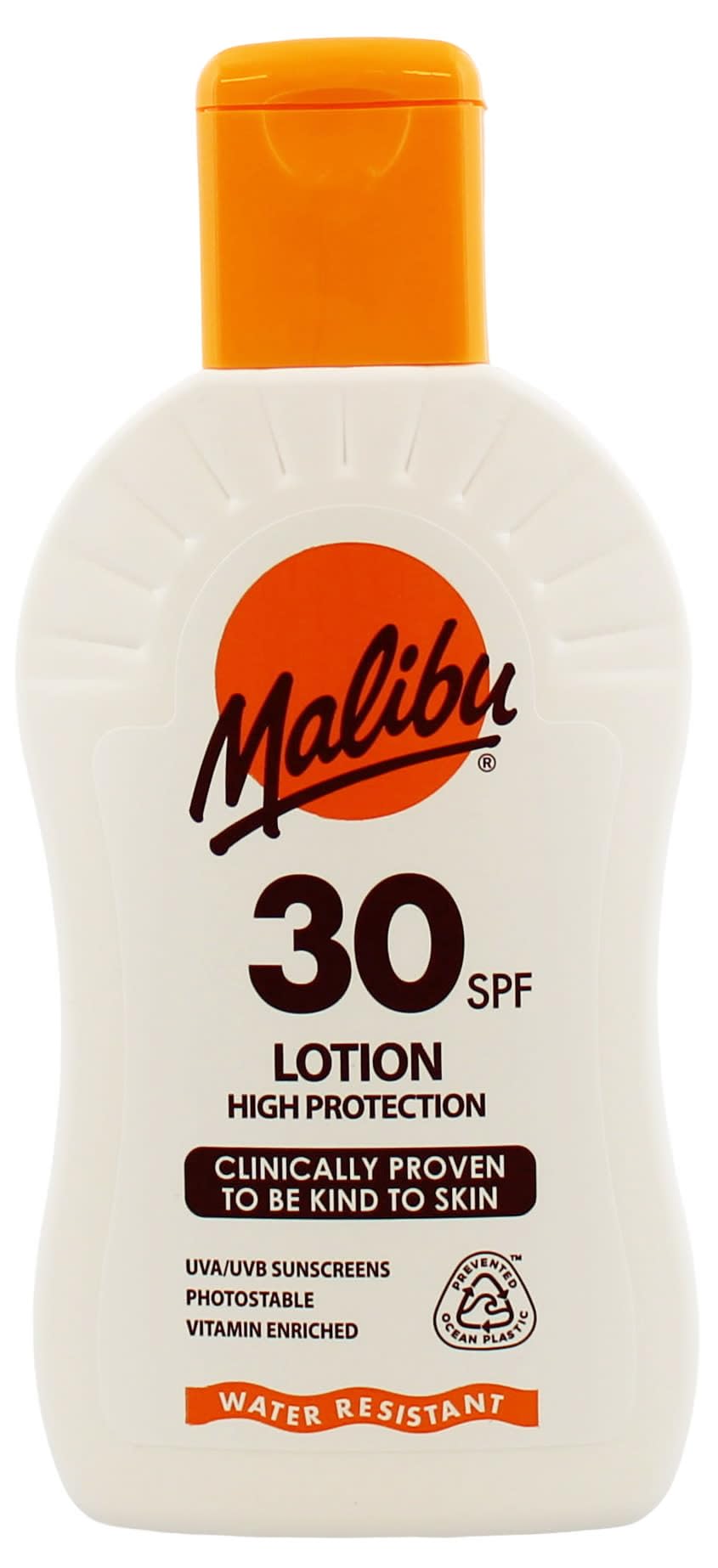 Malibu Sun SPF 30 Lotion, High Protection Sun Cream, Moisturising Body Lotion with Vitamin E and Aloe Vera, Water Resistant, 200ml โ image 1