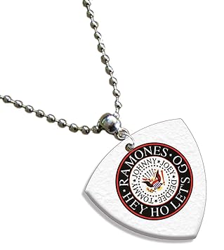 Ramones Chain / Kette Bass Gitarre Plektrum Plektron Pick Both Sides Printed