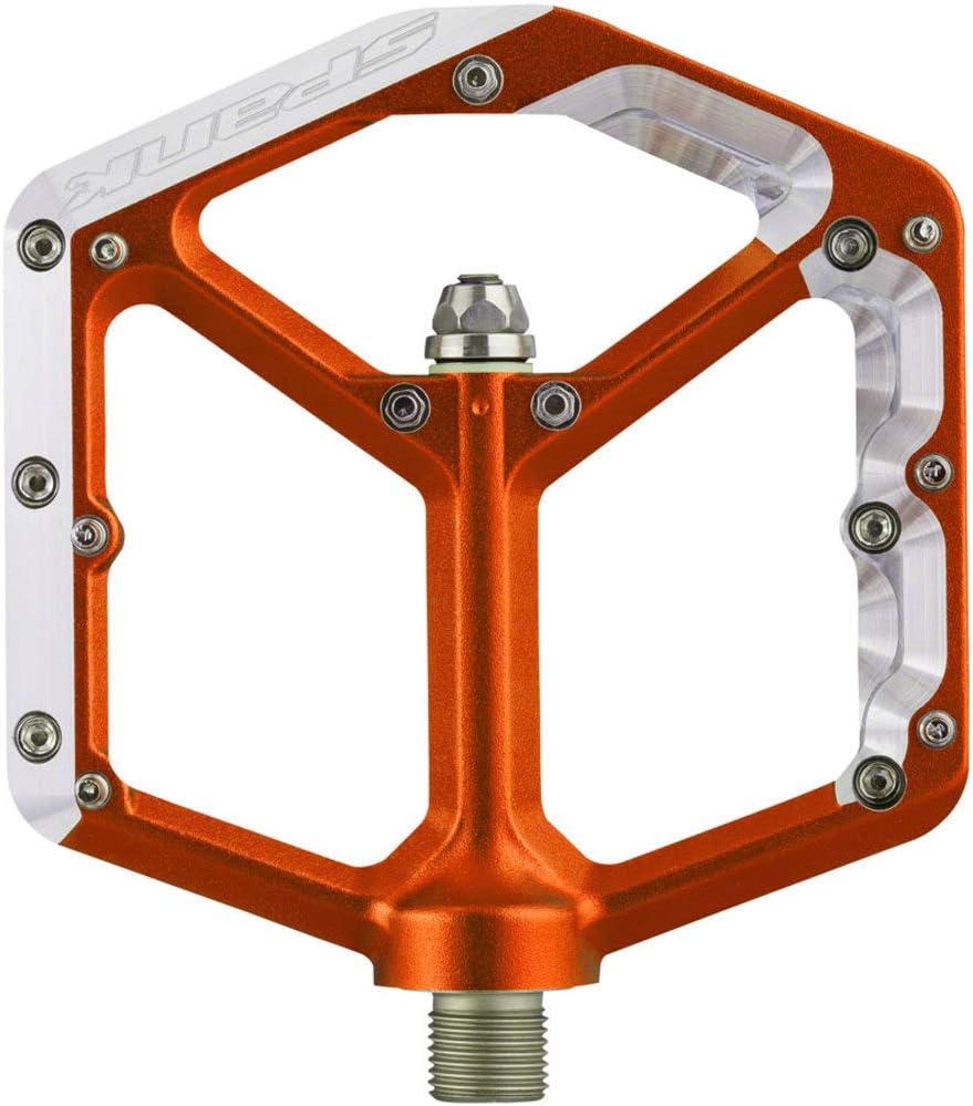 flat pedals orange