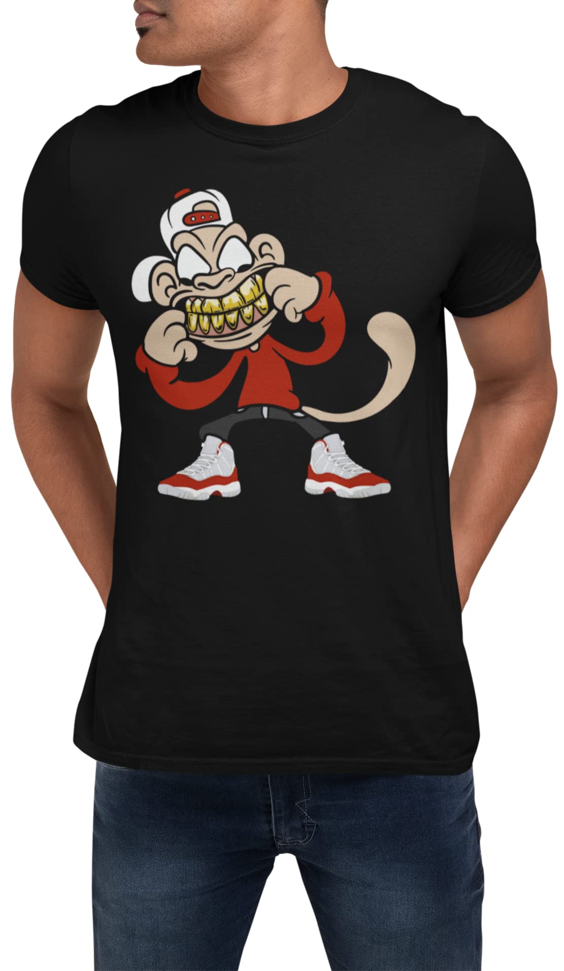 Jordan 11 Cherry Red Men's T Shirt to Match