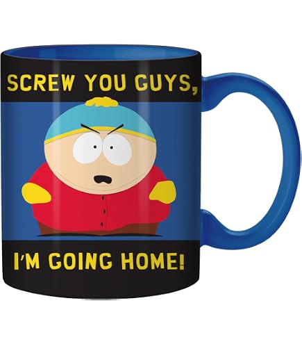 South Park Cartman Kaffeetasse – „Respect My Authority“, 325 Ml, Perfektes Fan-Geschenk
