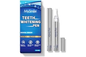 MySmile Non-Sensitive Teeth Whitening Pen Mint Gel Enamel Safety 8ML 30+ Treatments Fast Remove 20 Years of Stains Care Oral Bright Smile Alternative Teeth Whitening Strips ﻿