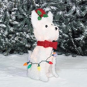 Outdoor christmas decorations new christmas decorations led christmas light,led lantern Amazon.com: Holiday 24 White Fluffy LED Lighted Dog With Metal Frame Indoor/Outdoor Christmas