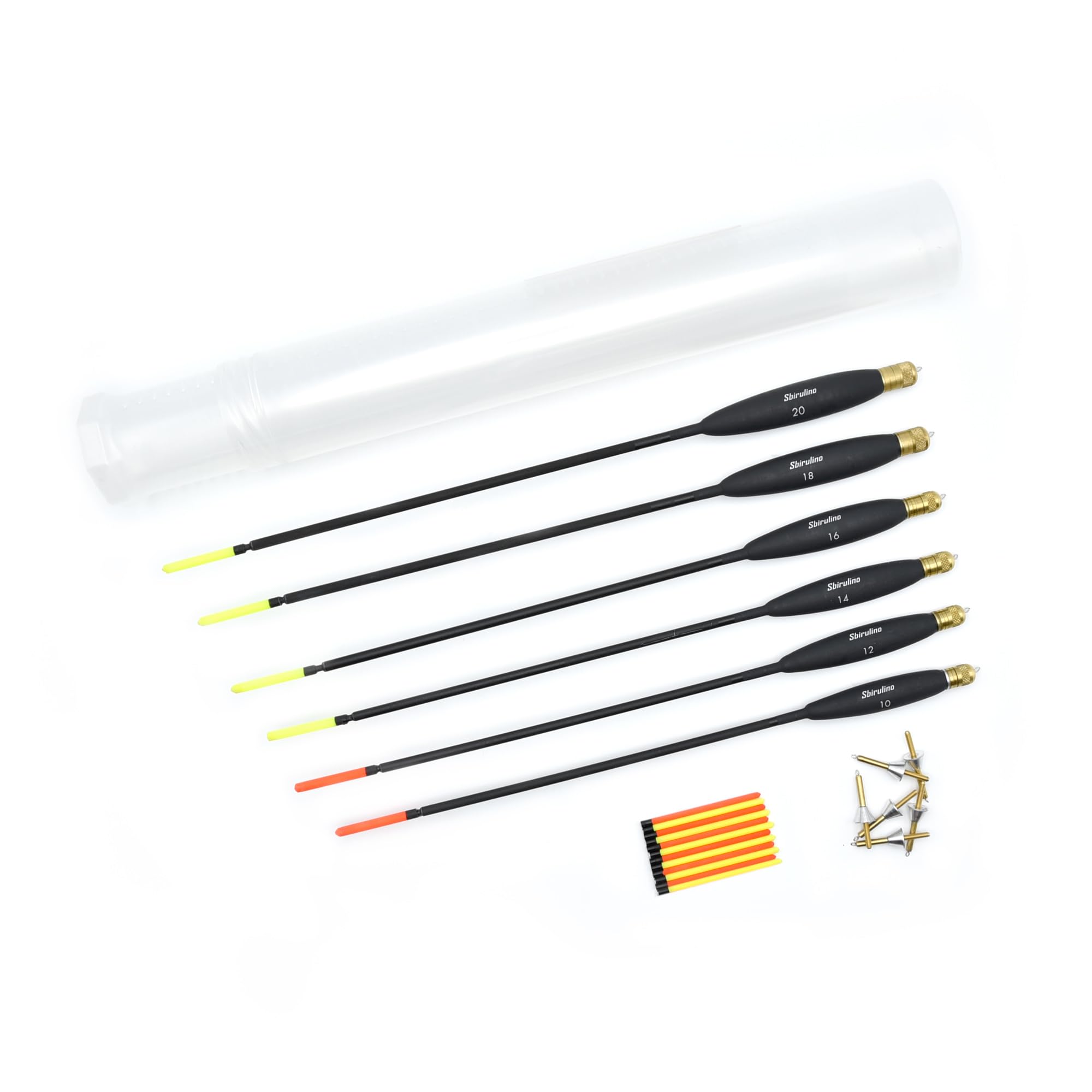 Sbirulino® Set of 6 pieces (from gr 10 to 20 gr) Carp Fishing Sea Fishing Weights