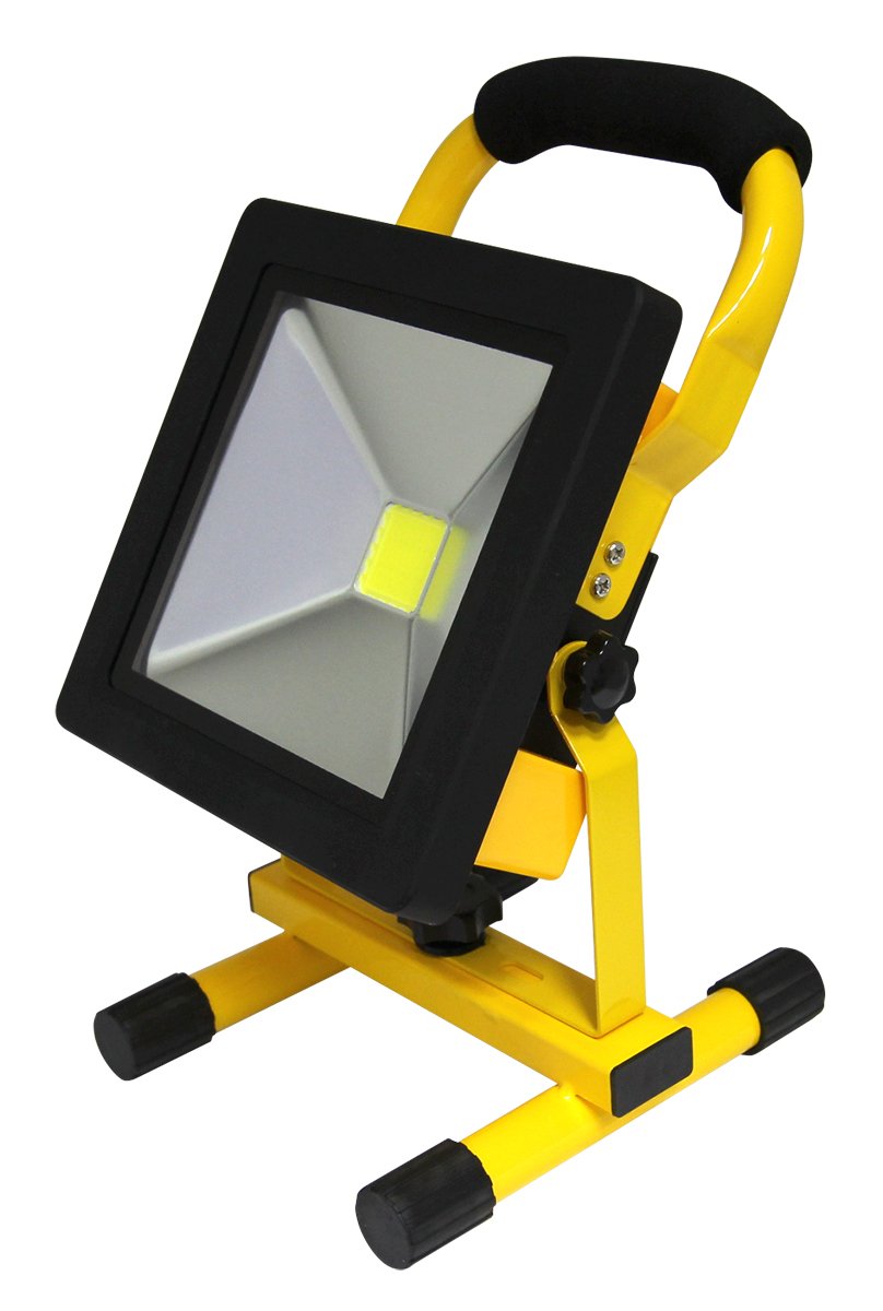 Long Life Lamp Company 20w Slim Rechargeable LED Portable Work Floodlight Indoor/Outdoor Use IP65 Cordless
