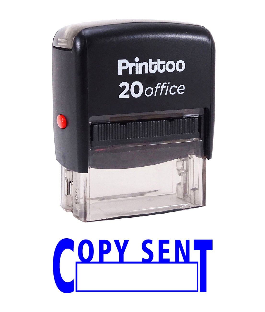Printtoo Copy Sent Self Inking Rubber Stamp Office Stationary Custom Stamp-Blue