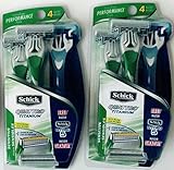 SCHICK QUATTRO DISP RAZOR M/S 3