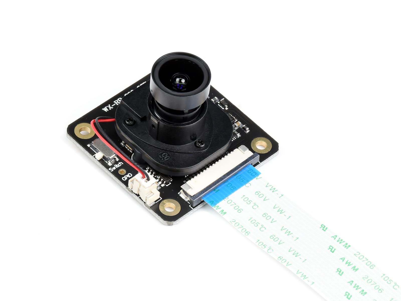 Waveshare IMX290-83 IR-Cut Camera Compatible with Raspberry Pi Board and Module Series Using a IMX290 Starlight Camera Sensor with 2MP onboard IR-CUT Switch the Modes Between Daytime and Nighttime