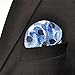Shlax&Wing Mens Pocket Square Polka Dots Blue Azure New Design Hanky