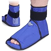 Hilph Foot Ankle Ice Pack Wrap for Plantar Fasciitis, Reusable Hot Cold Therapy Gel Ice Pack for Feet Injuries, Sprained Ankl