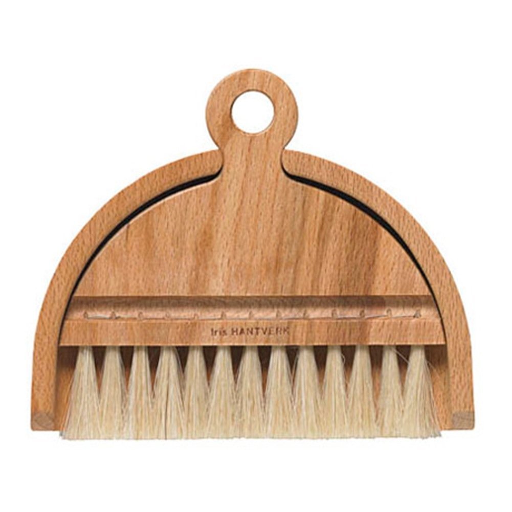 handcrafted table dustpan and brush