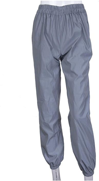 high waist reflective trousers
