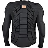 BenKen Men's Women's Professional Anti-Collision Sports Shirts, Protection of The Back, Motorcycle Protective Jacket for Skateboarding Skating Snowboarding Cycling