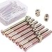 Hilitchi M6 x 80mm Zinc Plated Hex Drive Socket Cap Furniture Barrel Screws Bolt Nuts Assortment Kit for Furniture Cots Beds Crib and Chairs - Pack of 15
