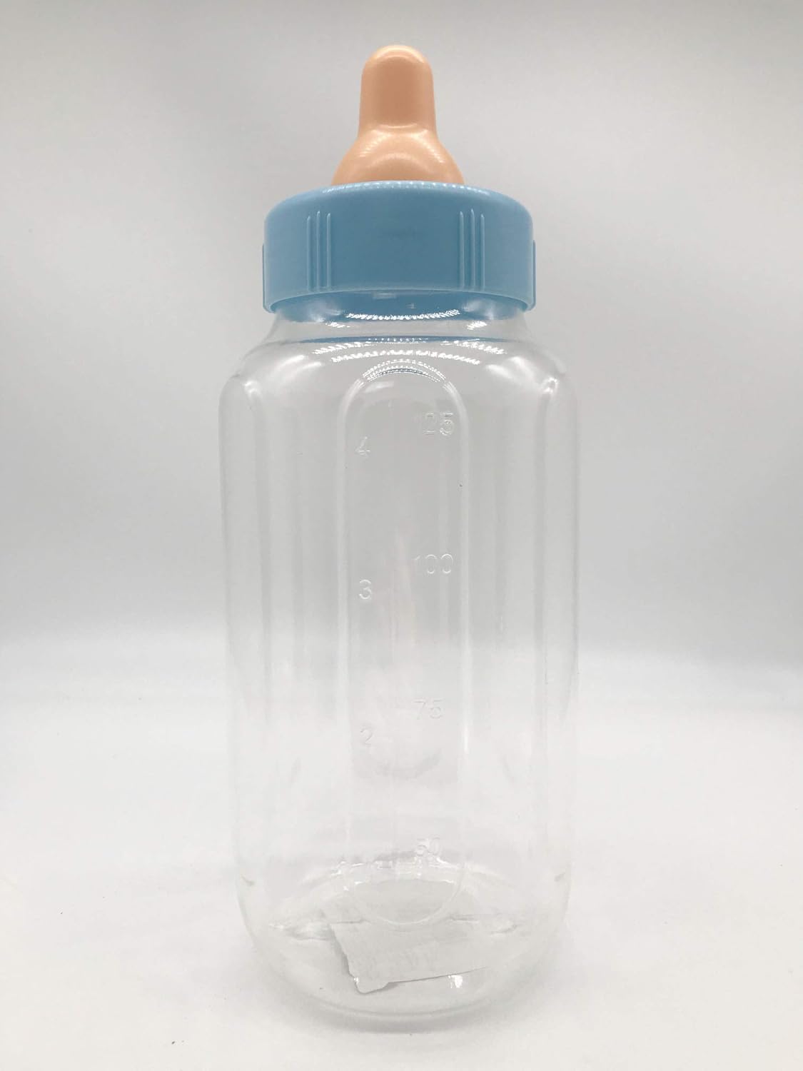 Blue Large Baby Bottle For Baby Showers Baby Shower Game Fill With Coins Blue Large Baby Bottle For Baby Showers Baby Shower Game Fill With Coins