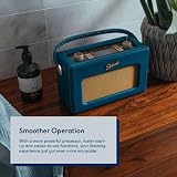 Roberts Revival iStream 3L FM DAB DAB+ Internet Radio Bluetooth Teal Blue view 4