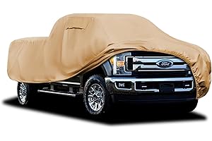 JURMON Heavy Duty Outdoor Car Cover Custom Fit for Ford F250/F350, Windproof All Weather Waterproof Sun Rain UV Dust Snow Protection Outdoor Car Covers