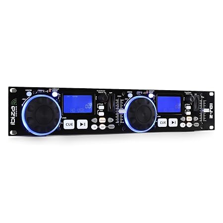 Ibiza IDJ2 DJ-Set, Schwarz