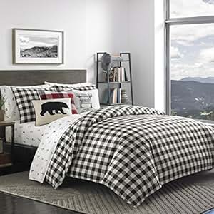 Amazon.com: Eddie Bauer Mountain Plaid Comforter Set, King
