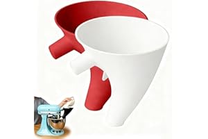 Flour Funnel for Kitchen Aid Stand Mixer Attachments, Compatible with Funnel for Kitchen Aid Artisan KSM150 and Bowl Lift, Pe