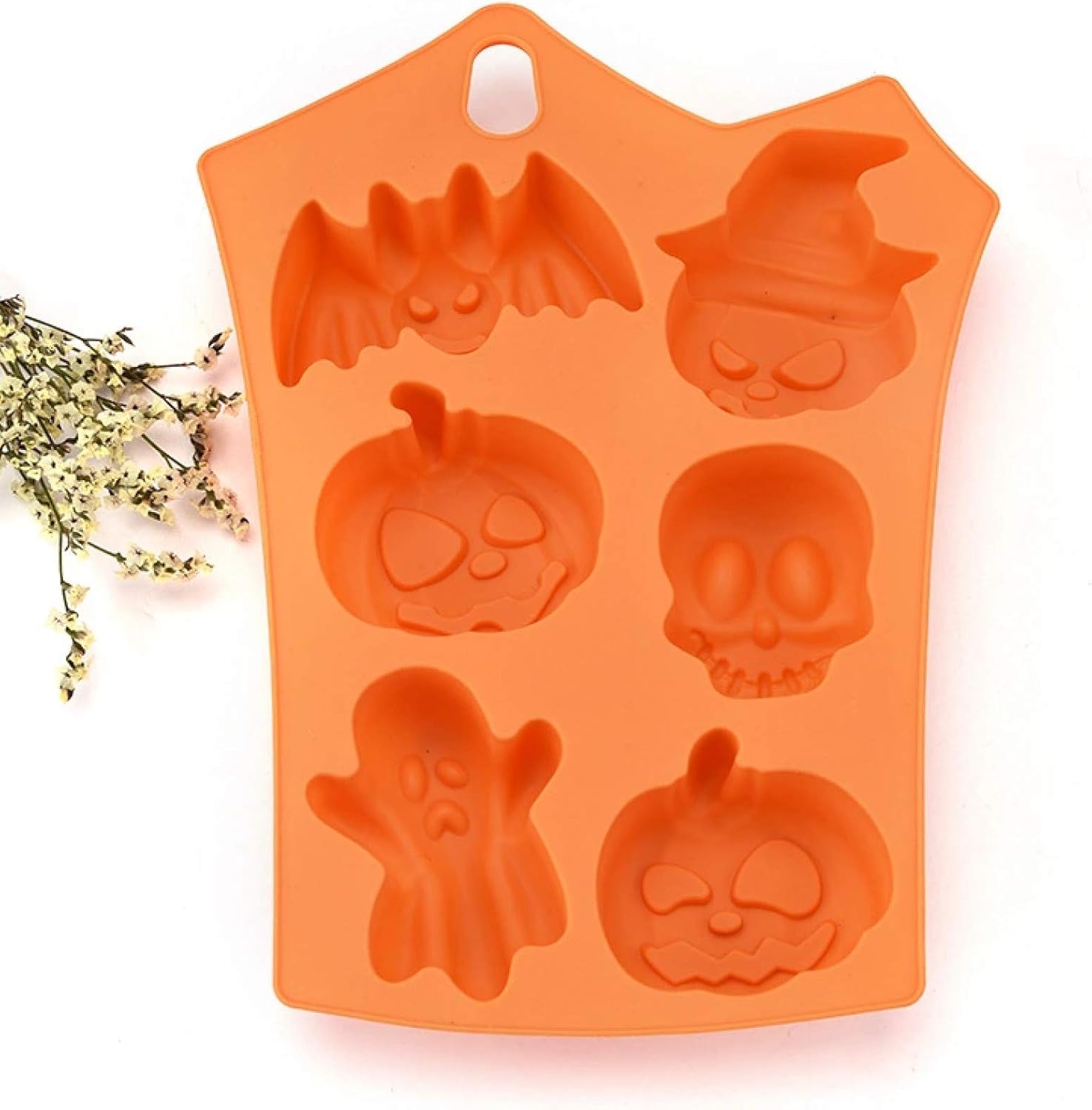 SKJH Molde de Pastel de Calabaza de Vacaciones 6 cavidades Calabaza