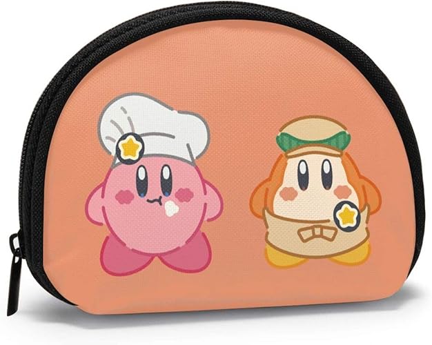 Amazon 星のカービィ ワドルディ ポーチ 化粧ポーチ 小銭入れ 収納ポーチ メイクポーチ 小物ポーチ 出張 旅行用 アニメ キャラクター シンプル かわいい Panmax ポーチ