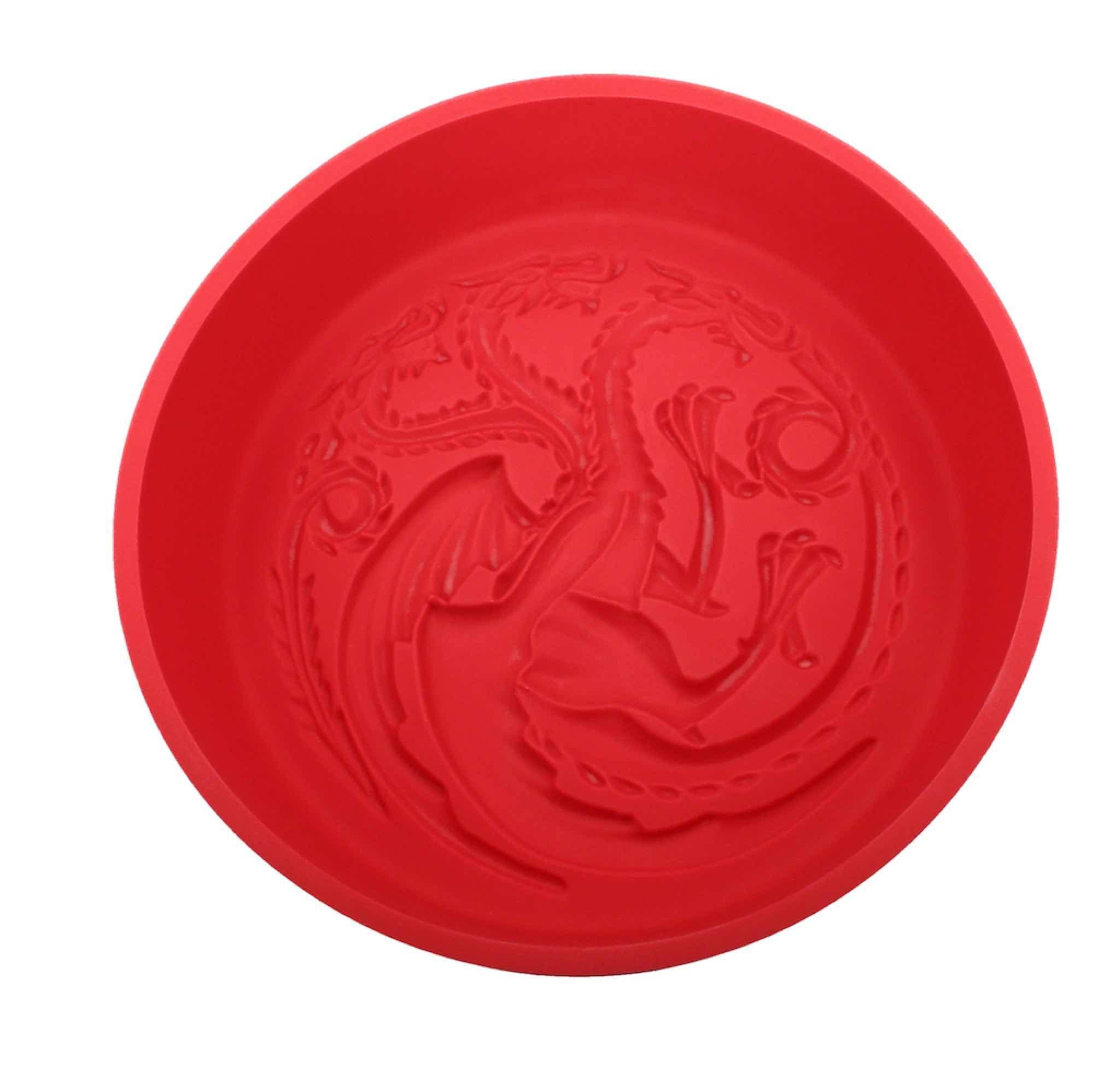 SD toys Targaryen Game of Thrones Oven Mould, Silicone, Red, 29 x 27 x 7cm