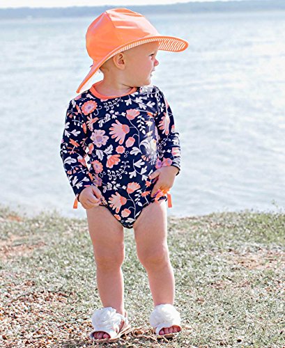 1 RuffleButts+Toddler+Protection+Sleeve+Swimsuit