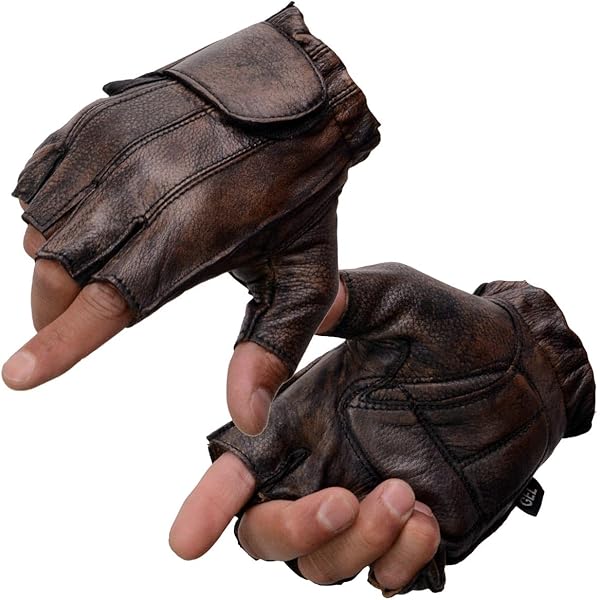 Black Men Half Finger Faux Leather Gym Glove at Best Price in Ajmer
