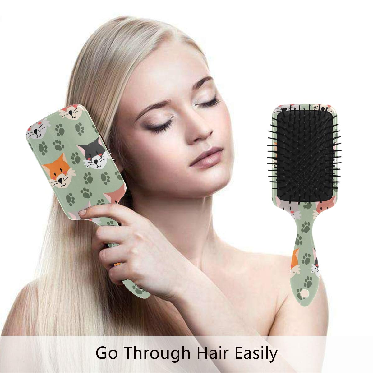 Amazon Com Hair Brush Natural Boar Bristle Hairbrush Air Cushion