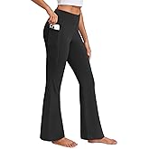 Stelle 29" 31" 33" Fleece Lined Leggings for Women Thermal Bootcut Yoga Pants High-Waisted Winter Leggings with Pockets