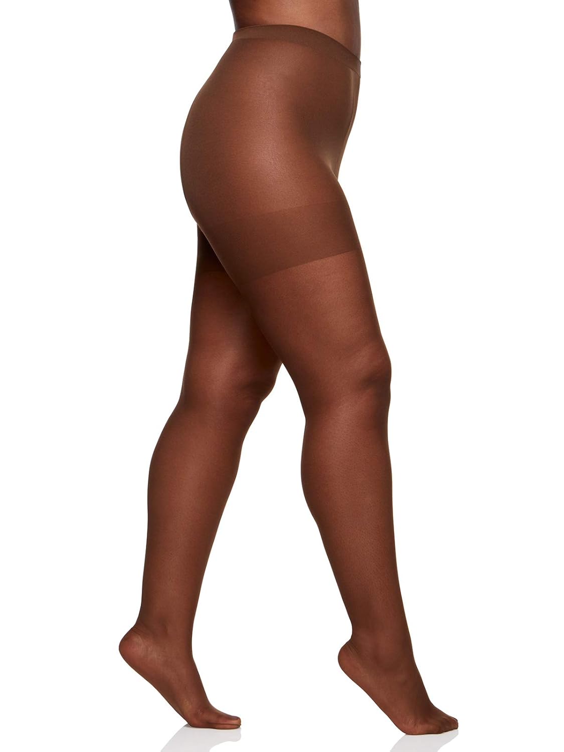 Berkshire Womens Plus-Size Queen All Day Sheer Non-Control Top Pantyhose Sandalfoot 4416