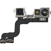 Risidamoy Camera Replacement for iPhone 14 12MP | Front Facing Lens Module Flex Cable with Structured Light Receiver Replace Transmitter Sensor Connector A2649 A2881 A2882