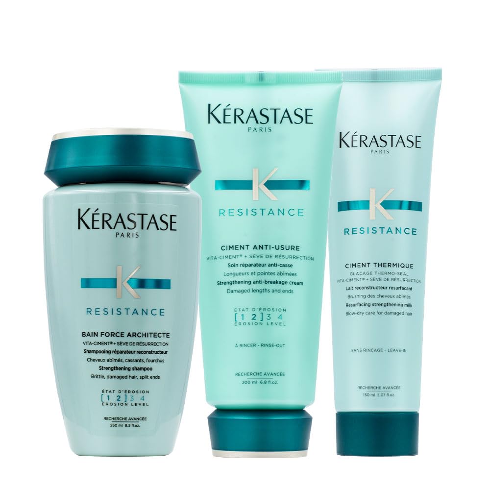 Kerastase Résistance Bain Force Architecte 250ml Anti-Usure 200 ml Thermique 150