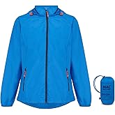 Mac in a Sac Origin Women's Lightweight Waterproof Rain Jacket with Hood - Packable Breathable Raincoat