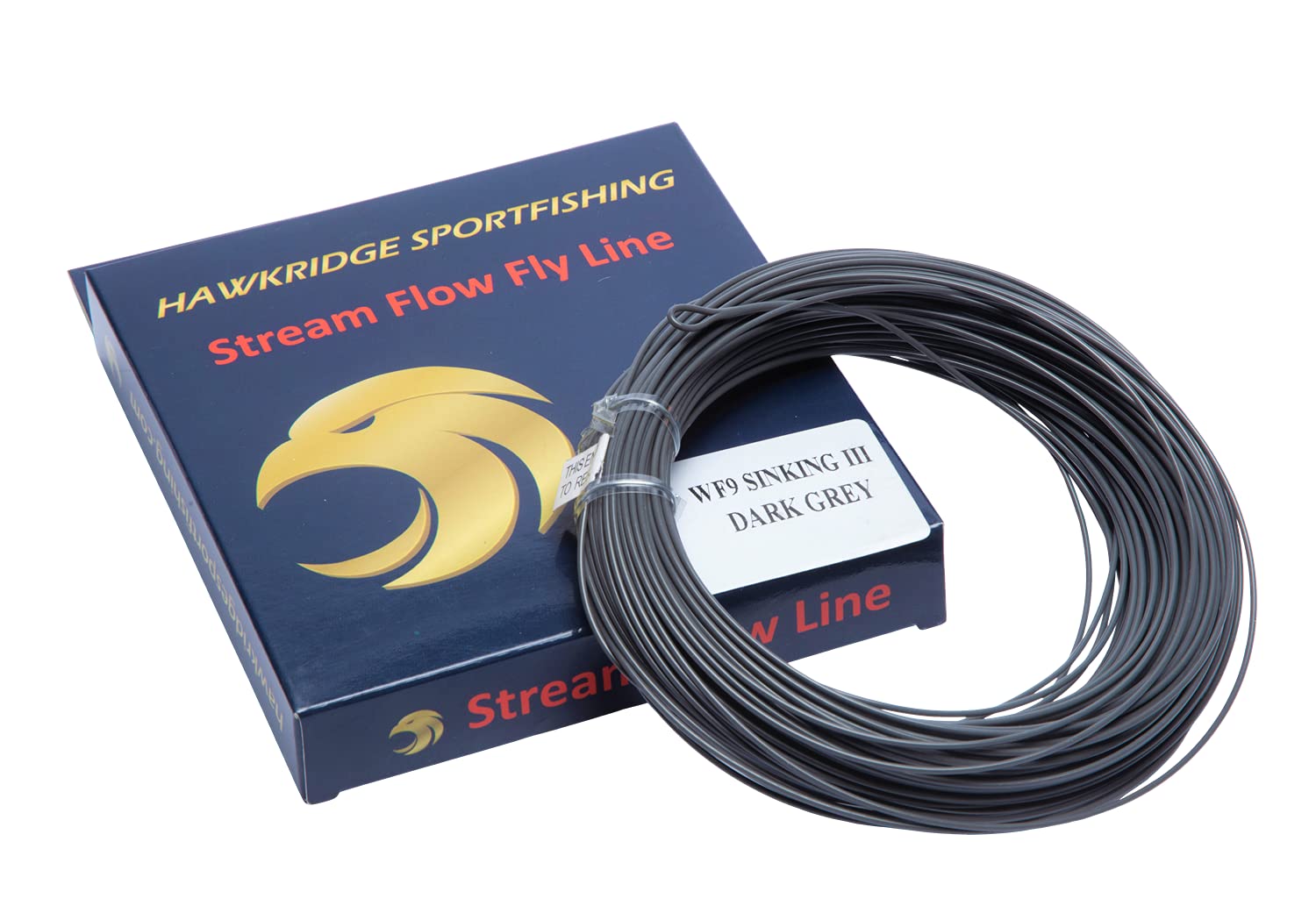 HAWKRIDGE - Quality Weight Forward #9 STREAM FLOW FLY Fishing Line (UK Brand) WF#9 - Four Options Available - Sinking III Medium Grey (Sink III - Medium Grey)
