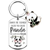 MigPio Panda Gifts for Girls Womens Cute Panda Keychain Pandas Stuff for Panda's Lover Birthday Christmas Gifts for Friend Sister
