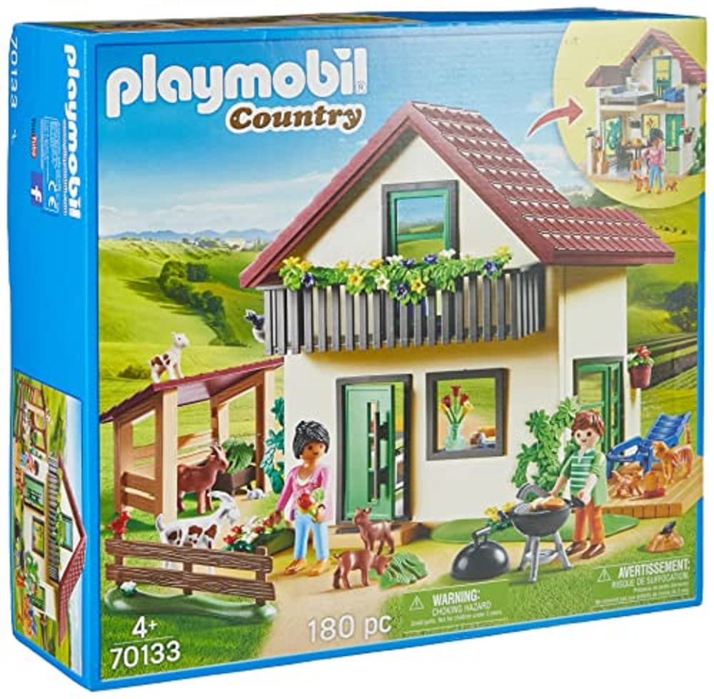 Playmobil Country 70133 Modern Farmhouse, For Children Ages 4+